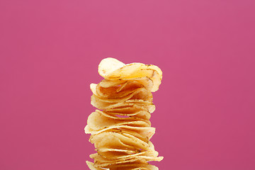 Image showing Stack of chips