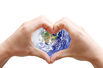 Image showing Love Earth