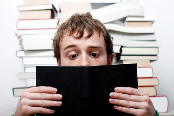 Image showing Reading a book