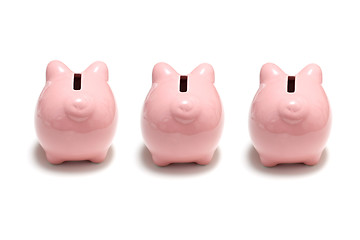 Image showing Piggy banks