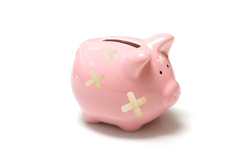 Image showing Angry piggy bank