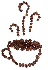 Image showing Coffee bean cup
