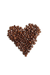 Image showing Coffee heart