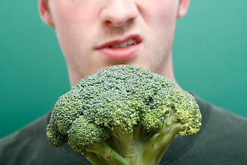 Image showing Dislike broccoli