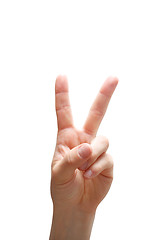 Image showing Peace sign