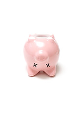 Image showing Dead piggy bank