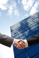 Image showing Business hand shake