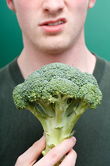 Image showing Dislike broccoli