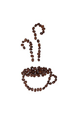 Image showing Coffee bean cup