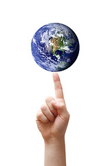 Image showing Balancing Earth