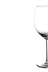 Image showing Empty wine glass