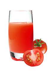 Image showing Tomato juice