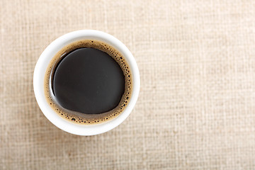 Image showing A cup of coffee