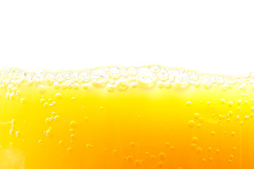 Image showing Closeup of orange juice