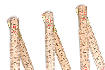 Image showing Folding ruler