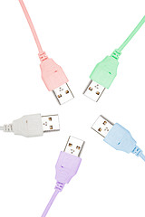 Image showing USB plugs