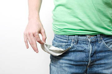 Image showing Empty pockets