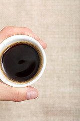 Image showing A cup of coffee