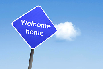 Image showing Welcome