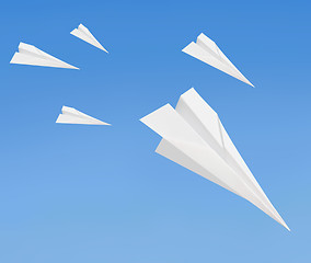 Image showing Paperplanes