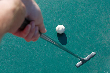 Image showing Miniature golf