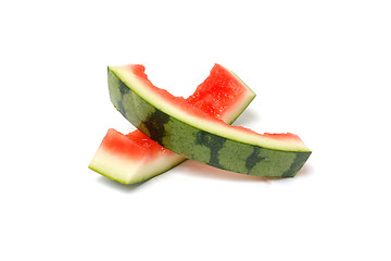 Image showing Eaten water melon