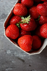 Image showing Fresh strawberries