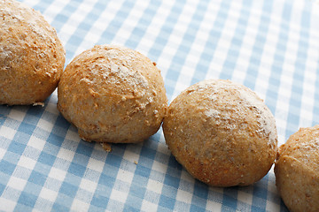 Image showing Whole meal bread rolls