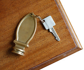 Image showing Hotel key