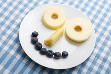 Image showing Fruit smiley