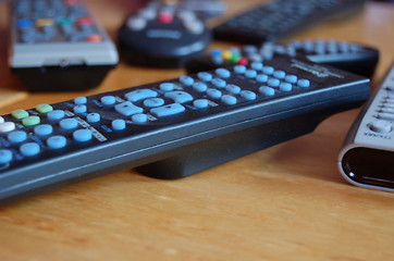 Image showing Multiple remotes