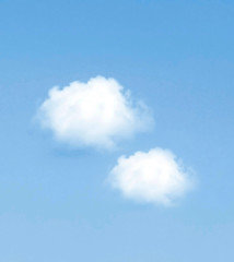 Image showing Clouds and a blue sky