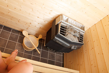 Image showing Sauna