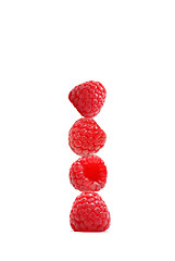 Image showing Raspberries