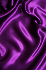 Image showing Smooth elegant lilac silk 