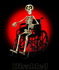 Image showing Disabled Skeleton