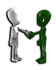 Image showing A Friendly Handshake