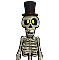 Image showing Top Hat Skeleton