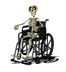 Image showing Disabled Skeleton