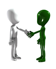 Image showing A Friendly Handshake