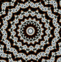 Image showing Dirty Kaleidoscopic Background Texture 