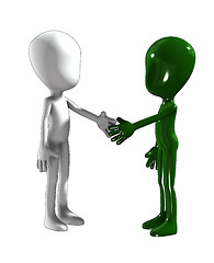 Image showing A Friendly Handshake