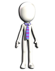 Image showing Blank Office Worker 