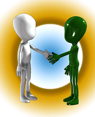 Image showing A Friendly Handshake