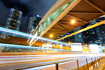 Image showing Traffic at night