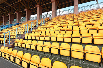 Image showing seats in stadium