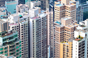 Image showing crowded apartment building