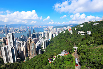 Image showing The Peak in Hong Kong