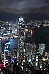 Image showing Hong Kong at night