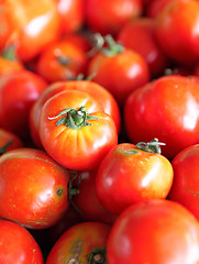 Image showing organic tomato in market